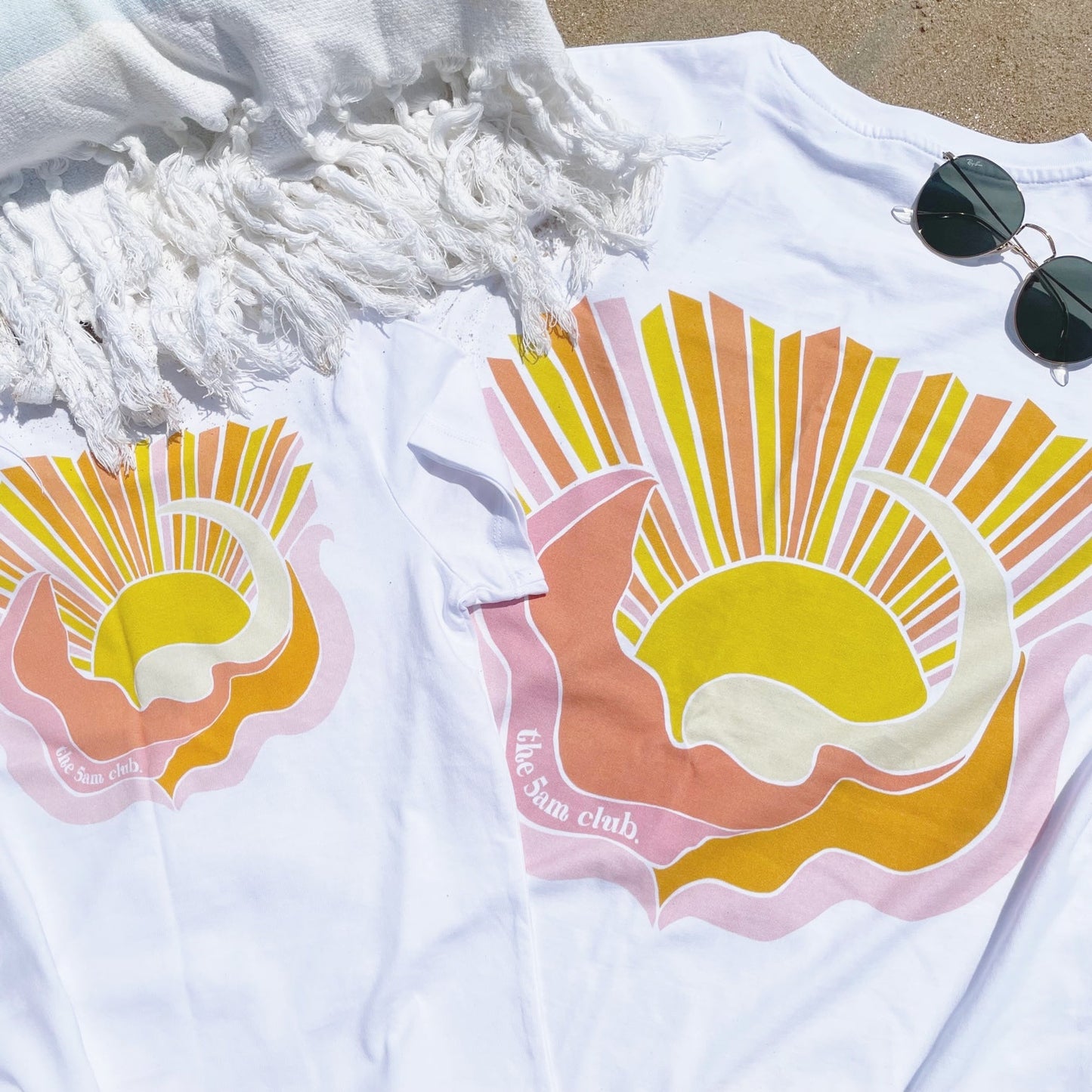 sunrise tee | kids | orange