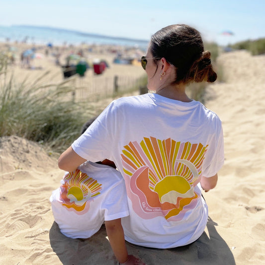 sunrise tee | kids | orange