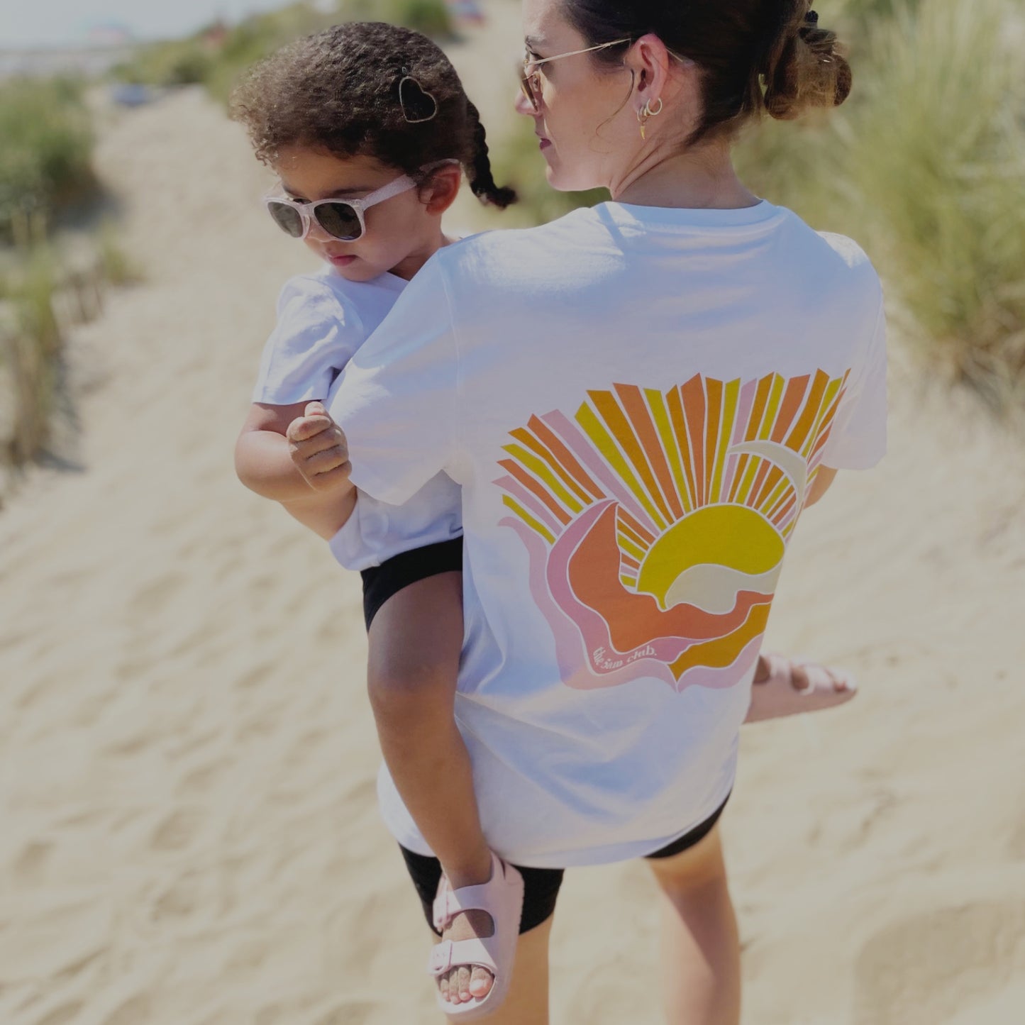 sunrise tee | mama | orange