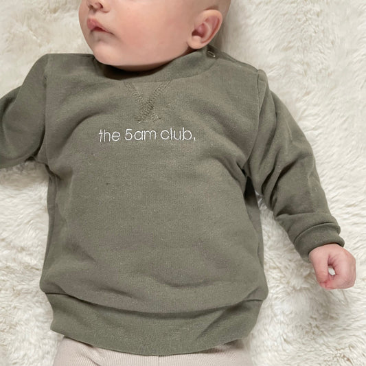 5am sweatshirt | kids | khaki