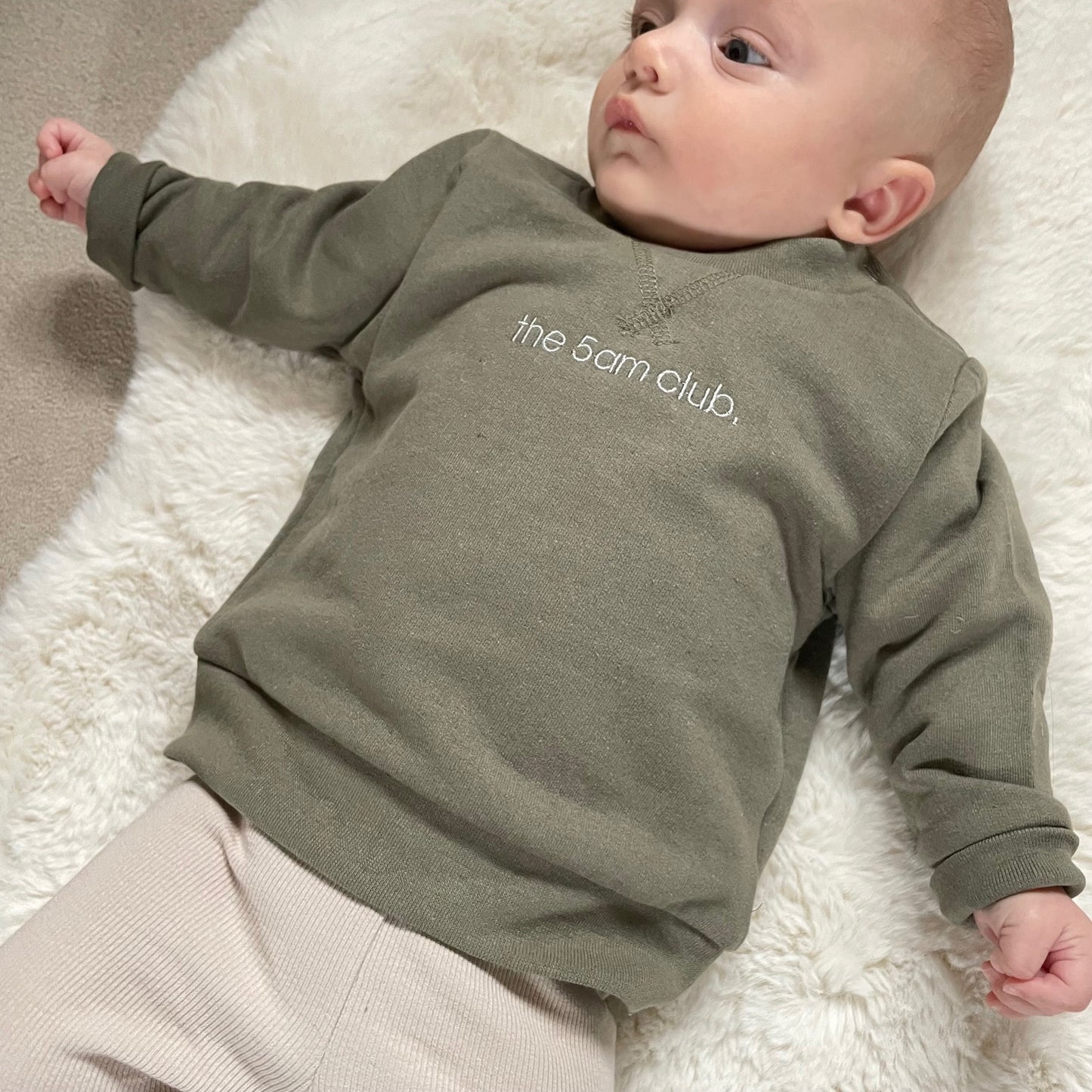 5am sweatshirt | kids | khaki