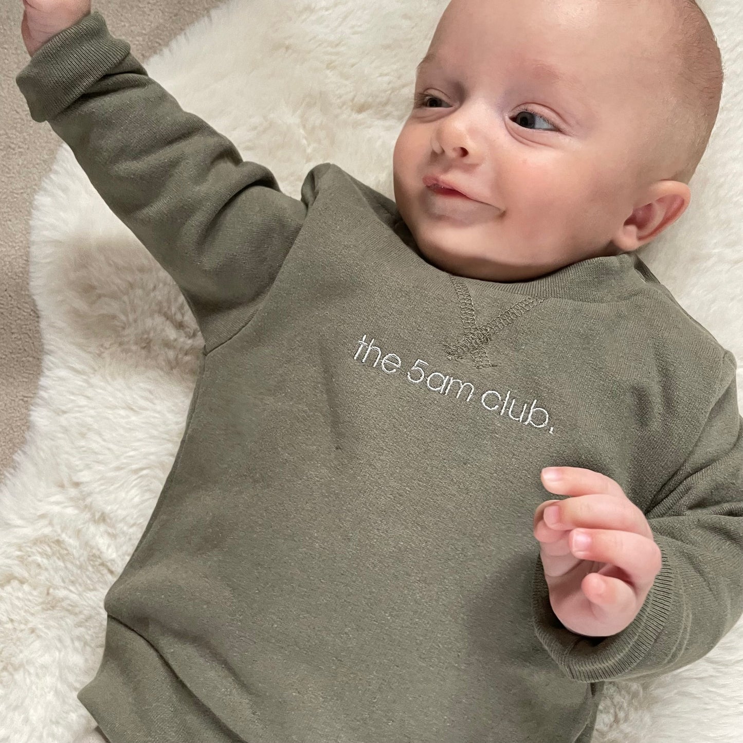 5am sweatshirt | kids | khaki