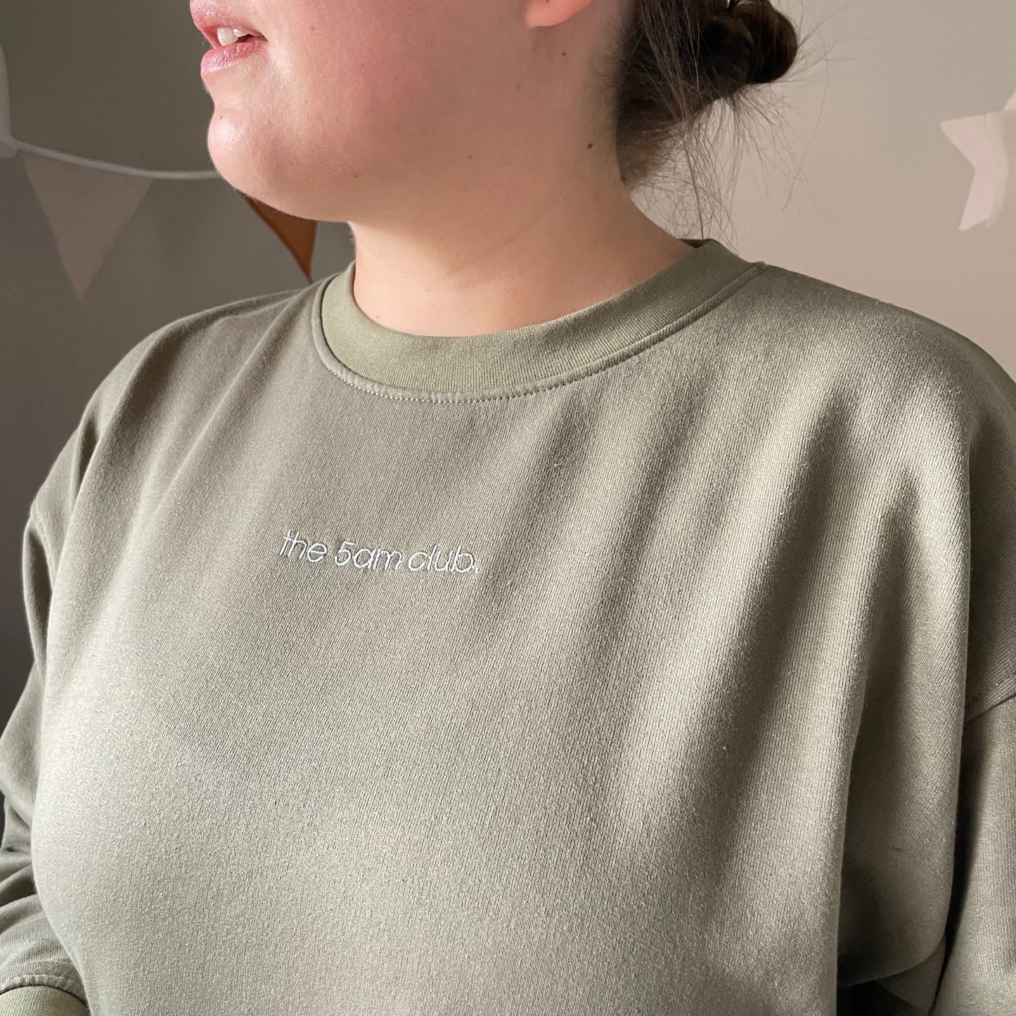 5am sweatshirt | mama | khaki