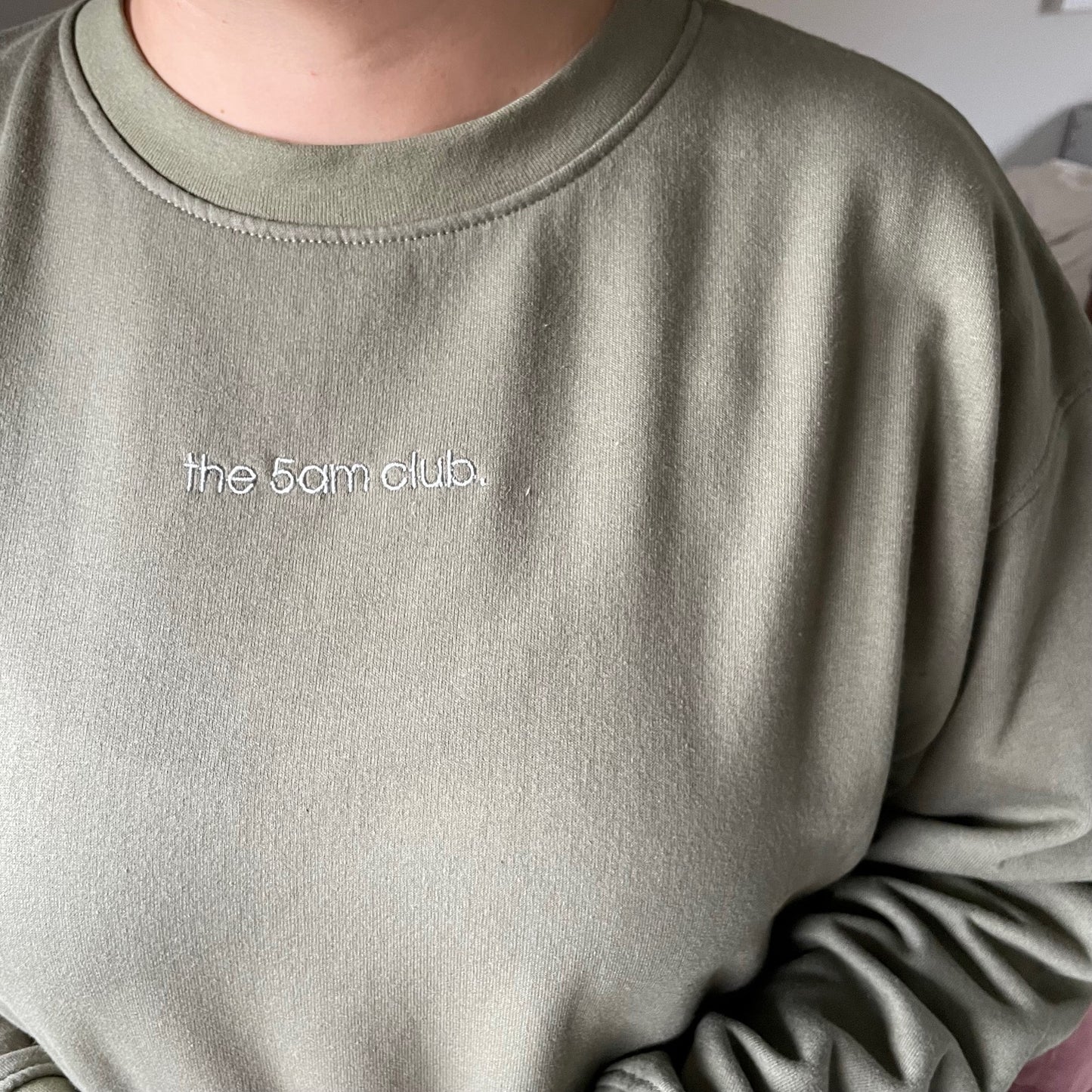 5am sweatshirt | mama | khaki