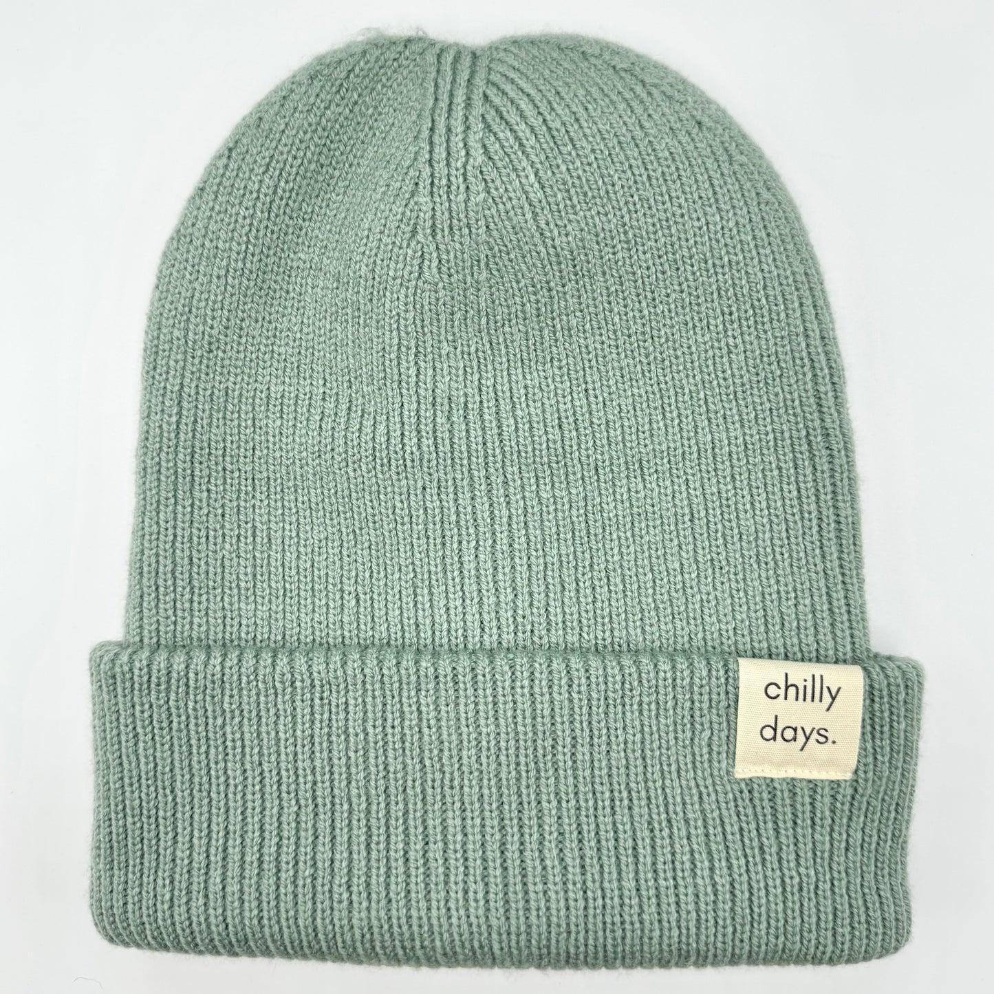 chilly days beanie hat for PANDAS foundation | olive