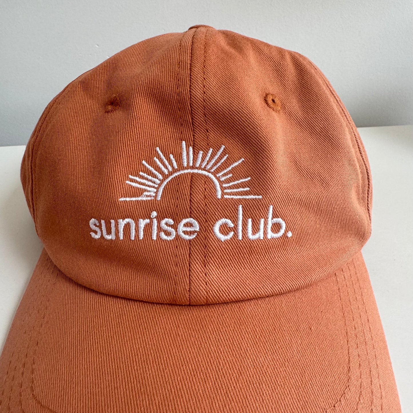 sunrise club cap | mini | brick
