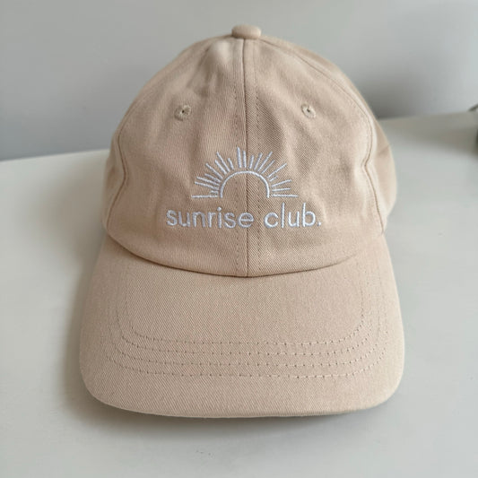 sunrise club cap | mama | oat
