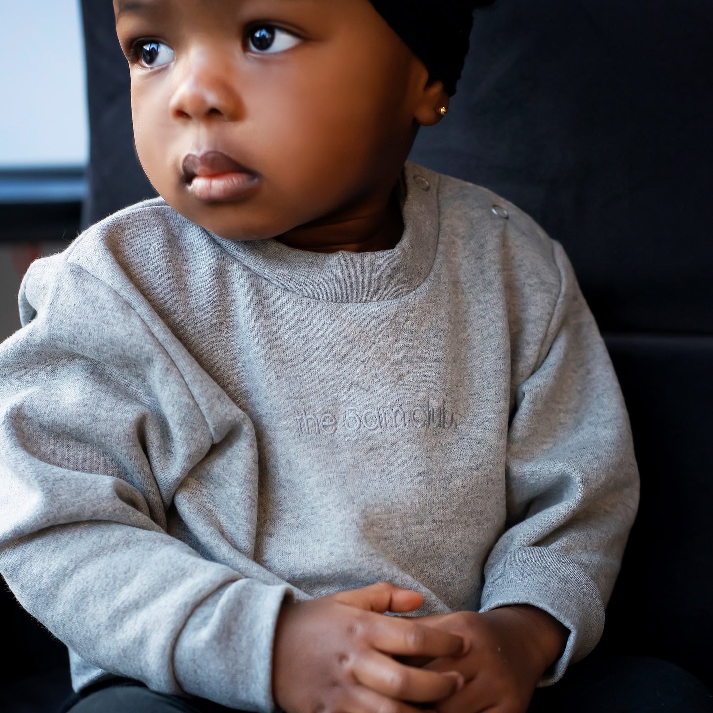 5am sweatshirt | kids | grey marl