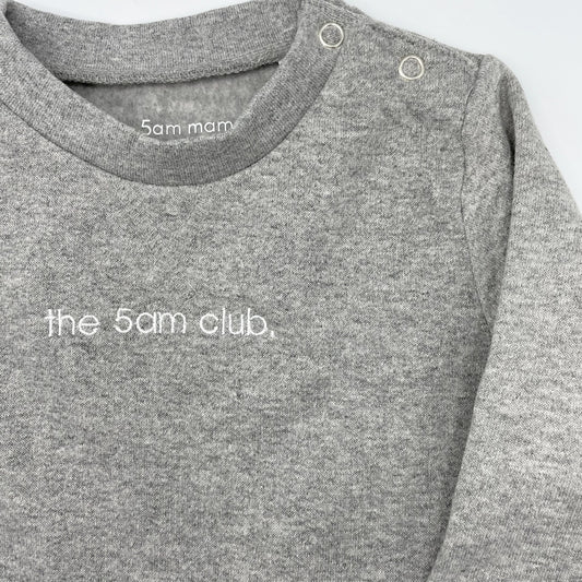 5am sweatshirt | kids | grey marl