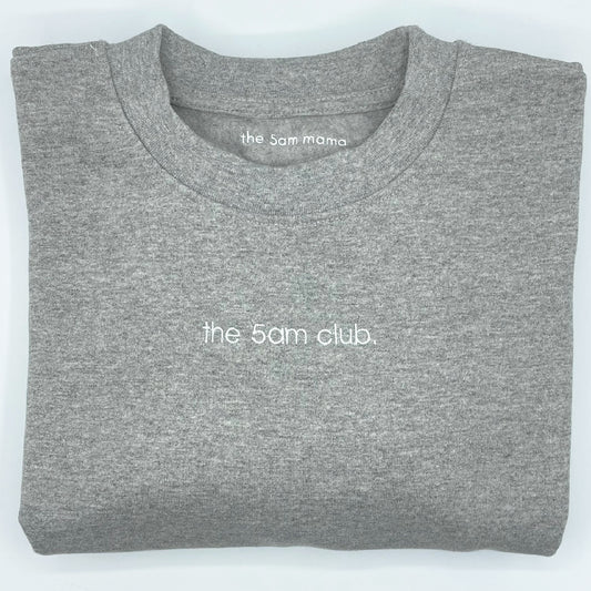 5am sweatshirt | mama | grey marl
