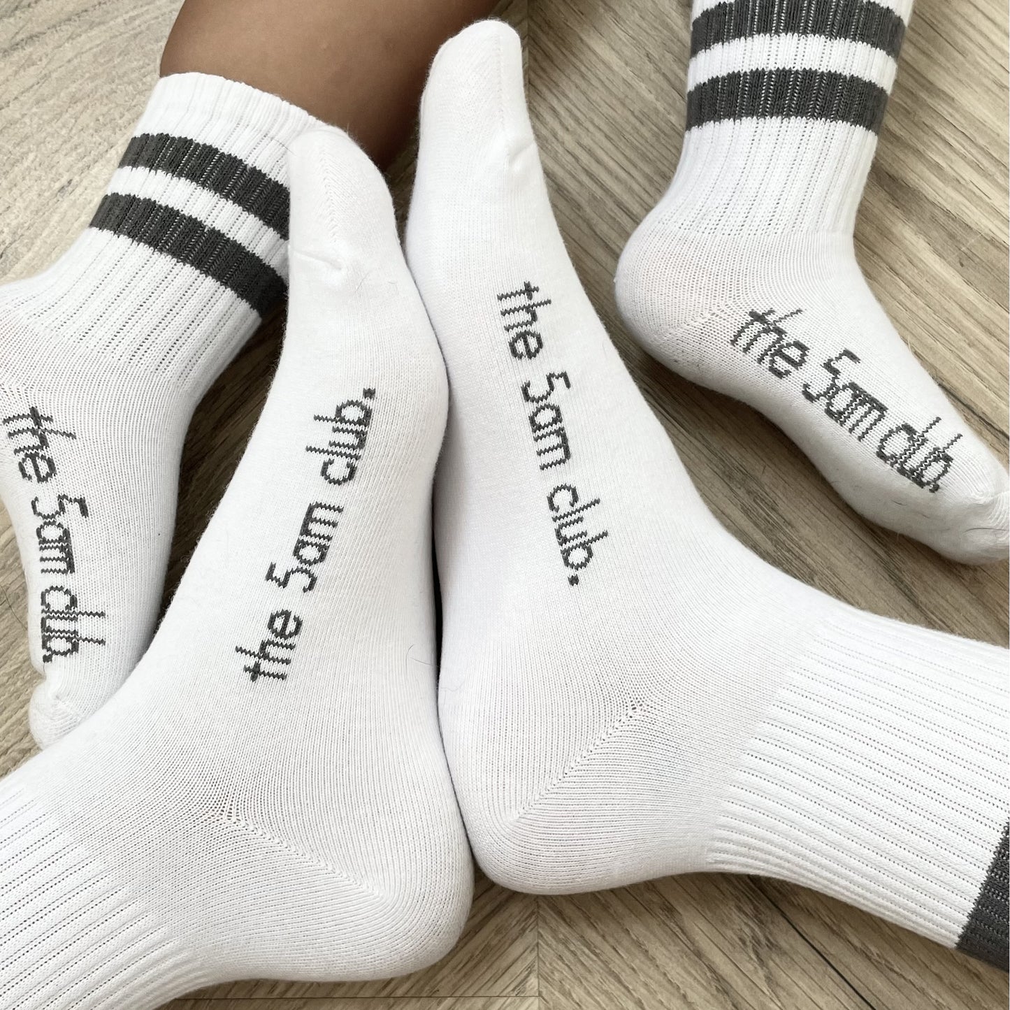 organic cotton crew socks the 5am club