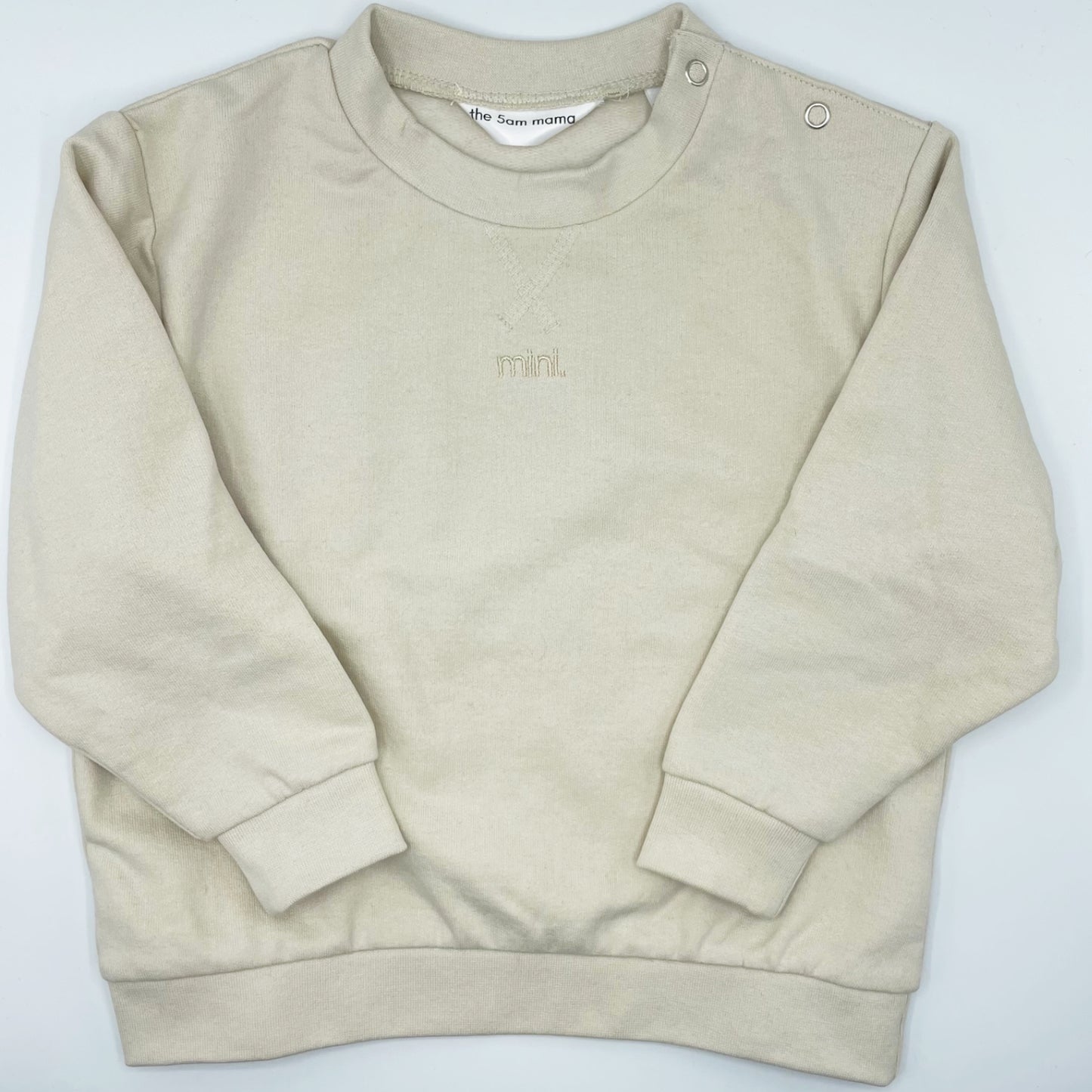 mini kids oat sweatshirt by the 5am mama