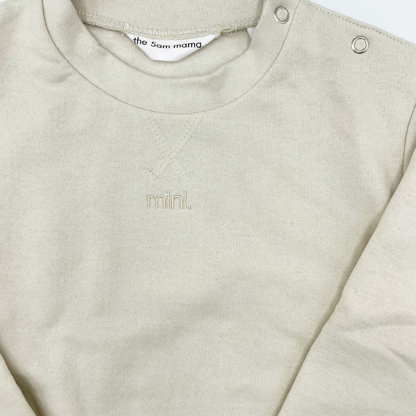 mini kids oat sweatshirt by the 5am mama