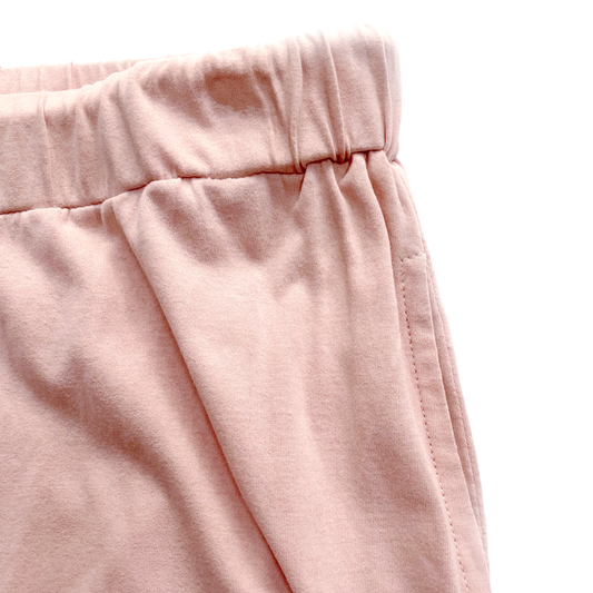 blush pink womens lounge jogger with pockets