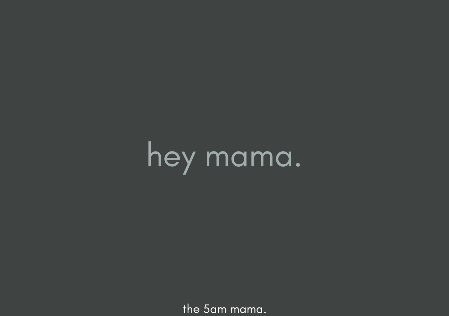 the 5am mama gift card