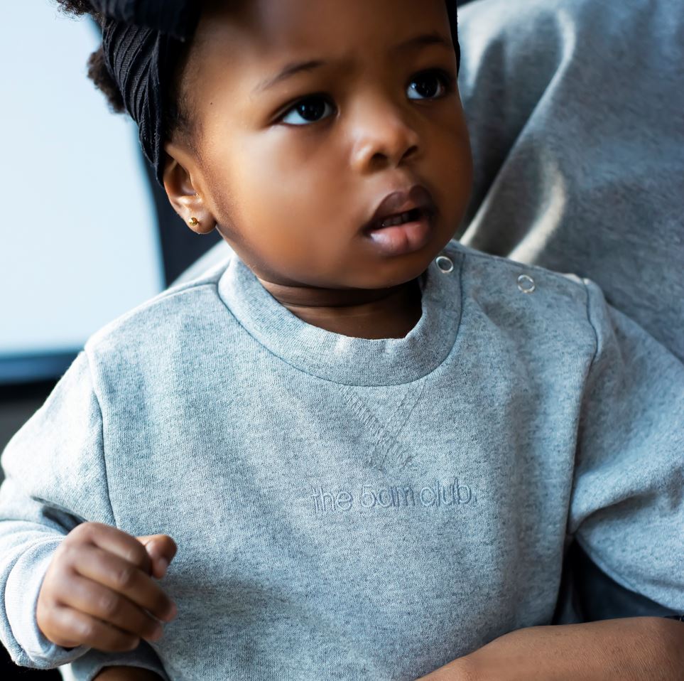 5am sweatshirt | kids | grey marl