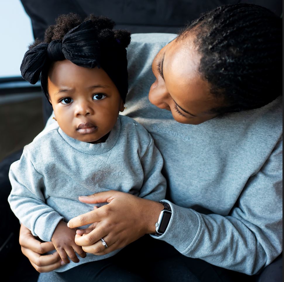 5am sweatshirt | mama | grey marl
