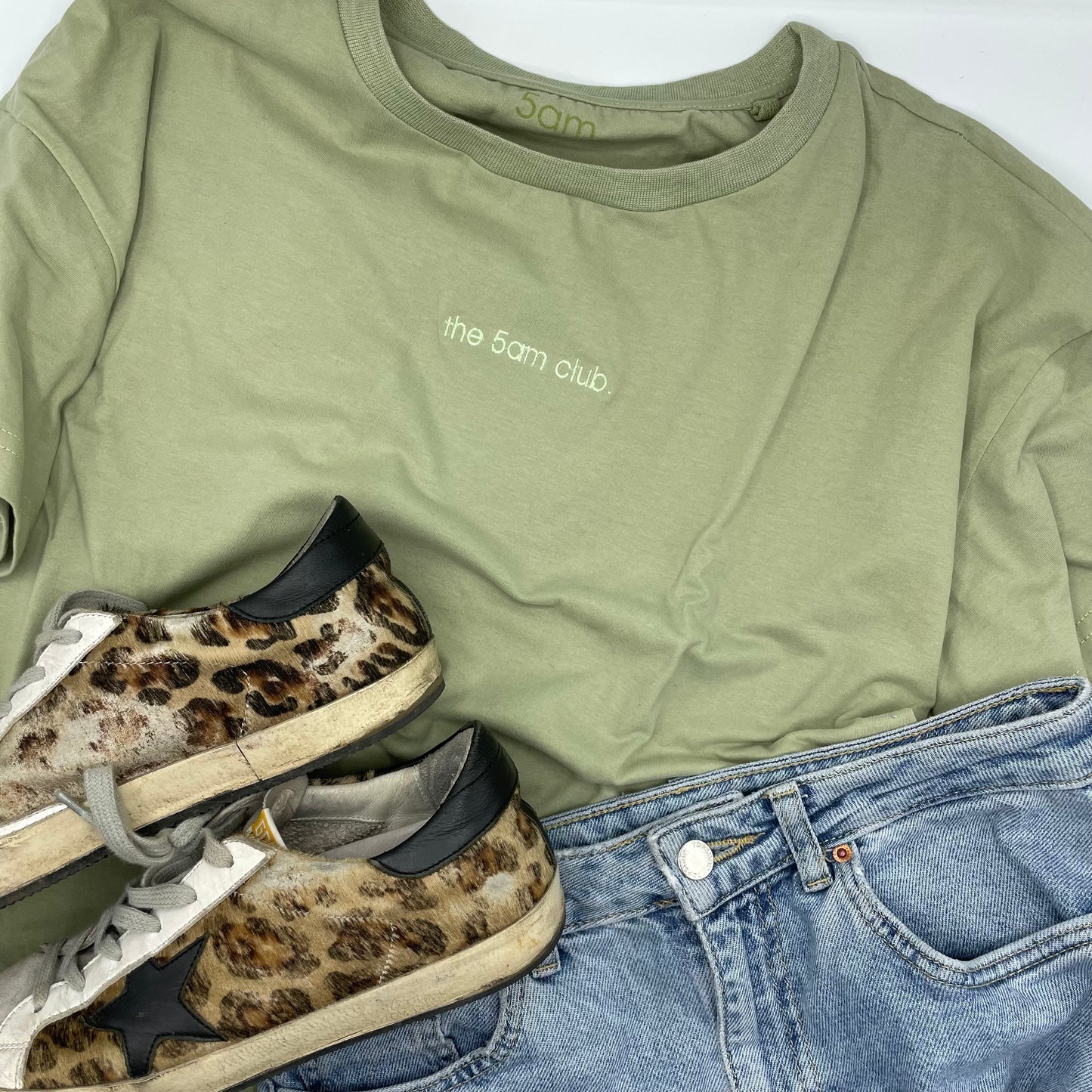 5am tee | mama | sage