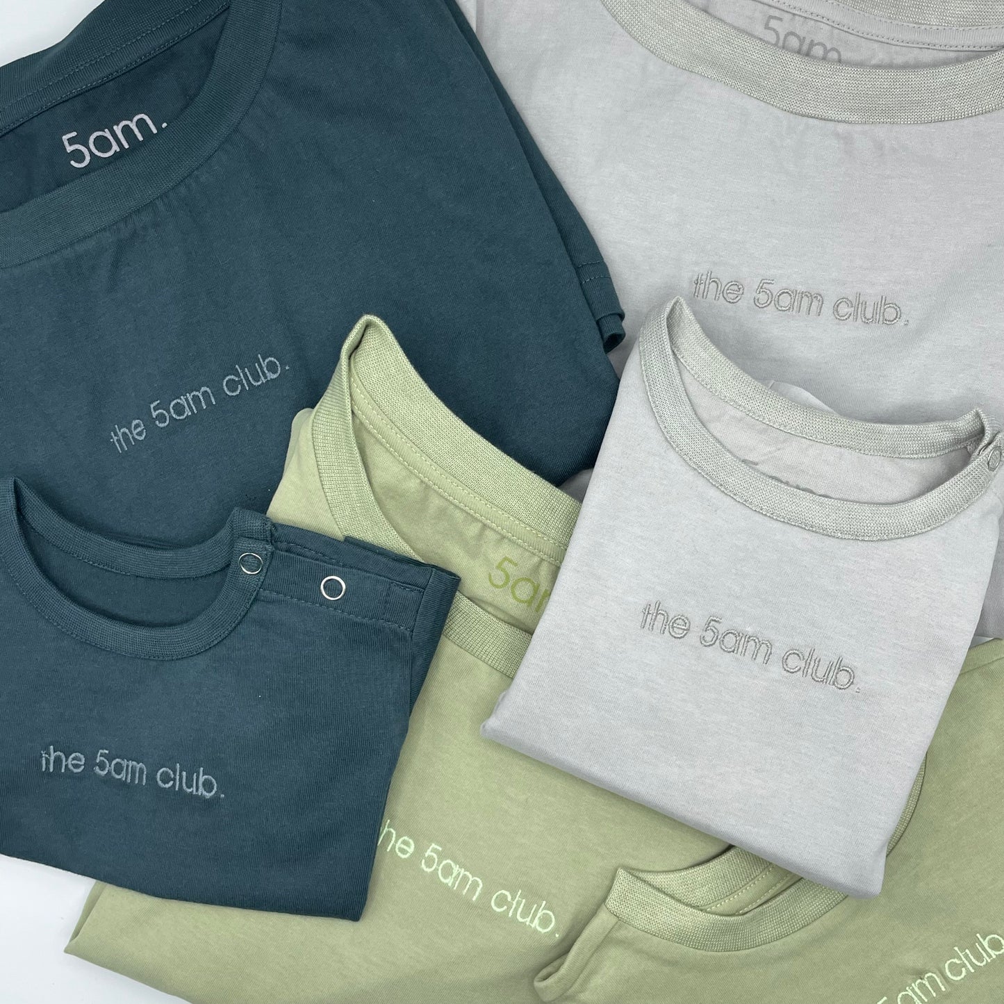 5am tee | mama | sage
