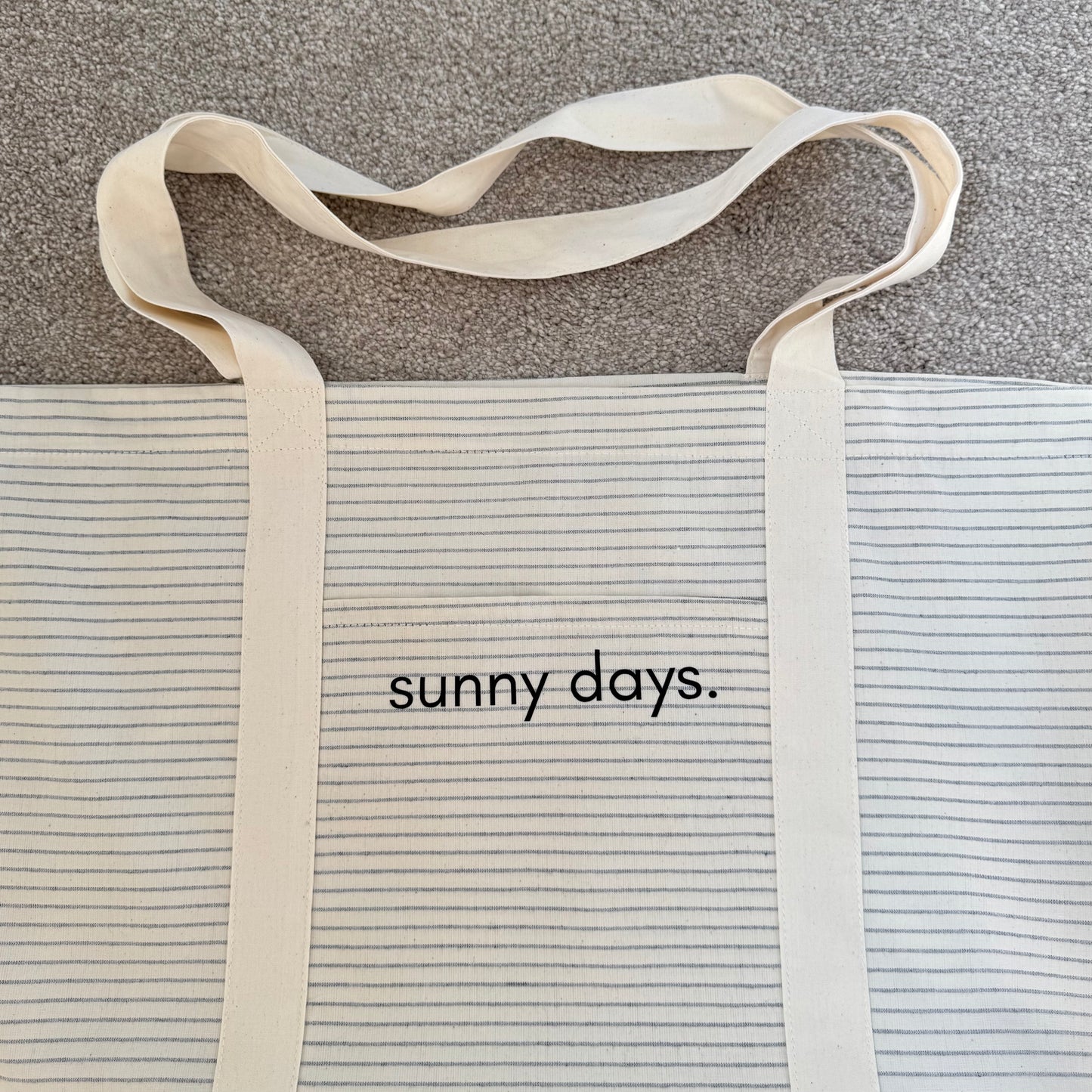 sunny days tote bag for PANDAS Foundation
