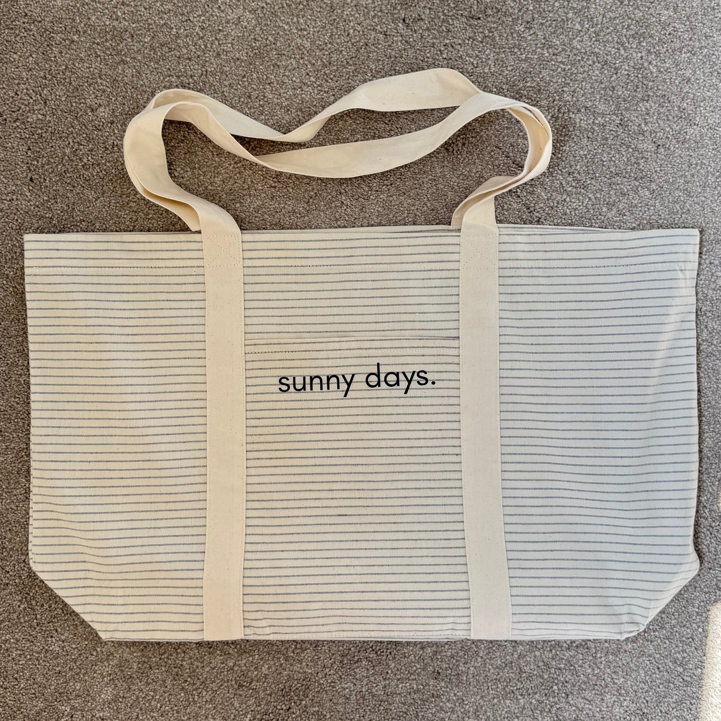 sunny days tote bag for PANDAS Foundation