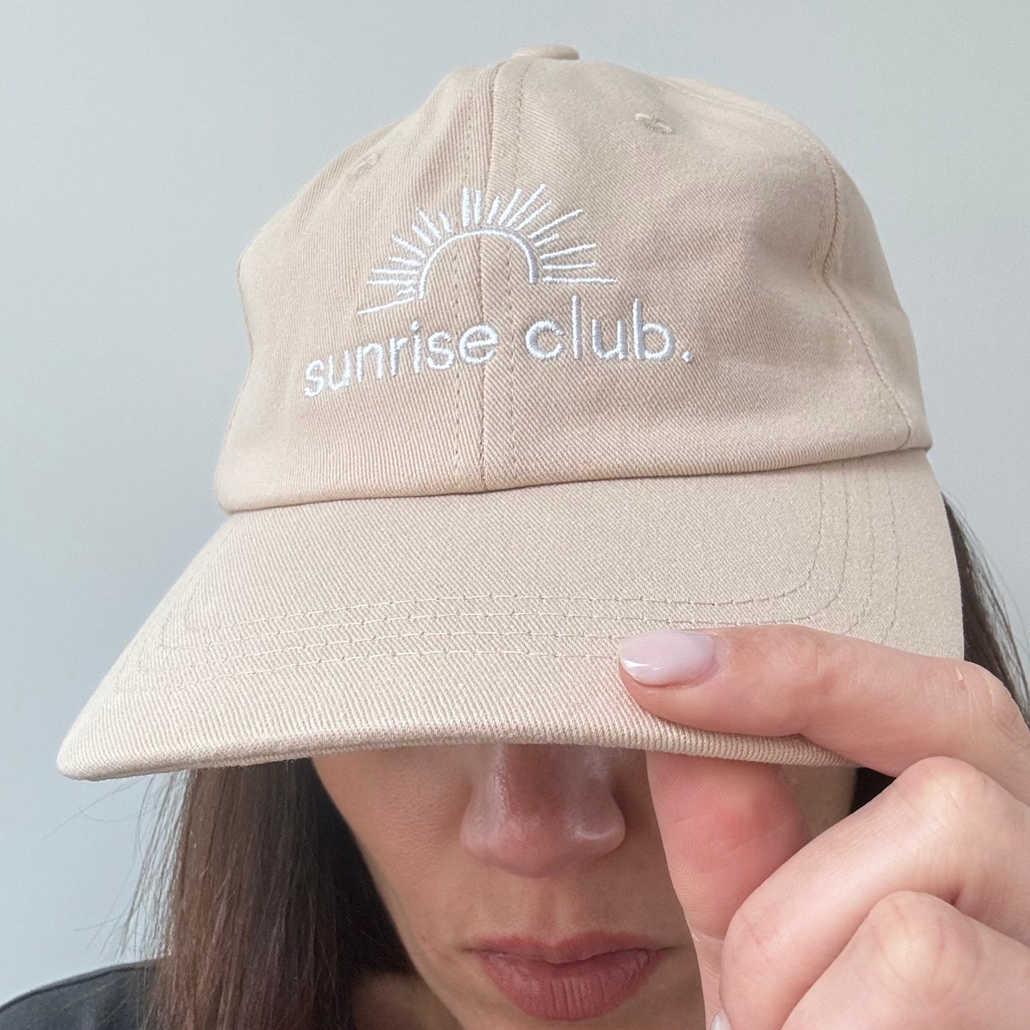 sunrise club cap | mama | oat