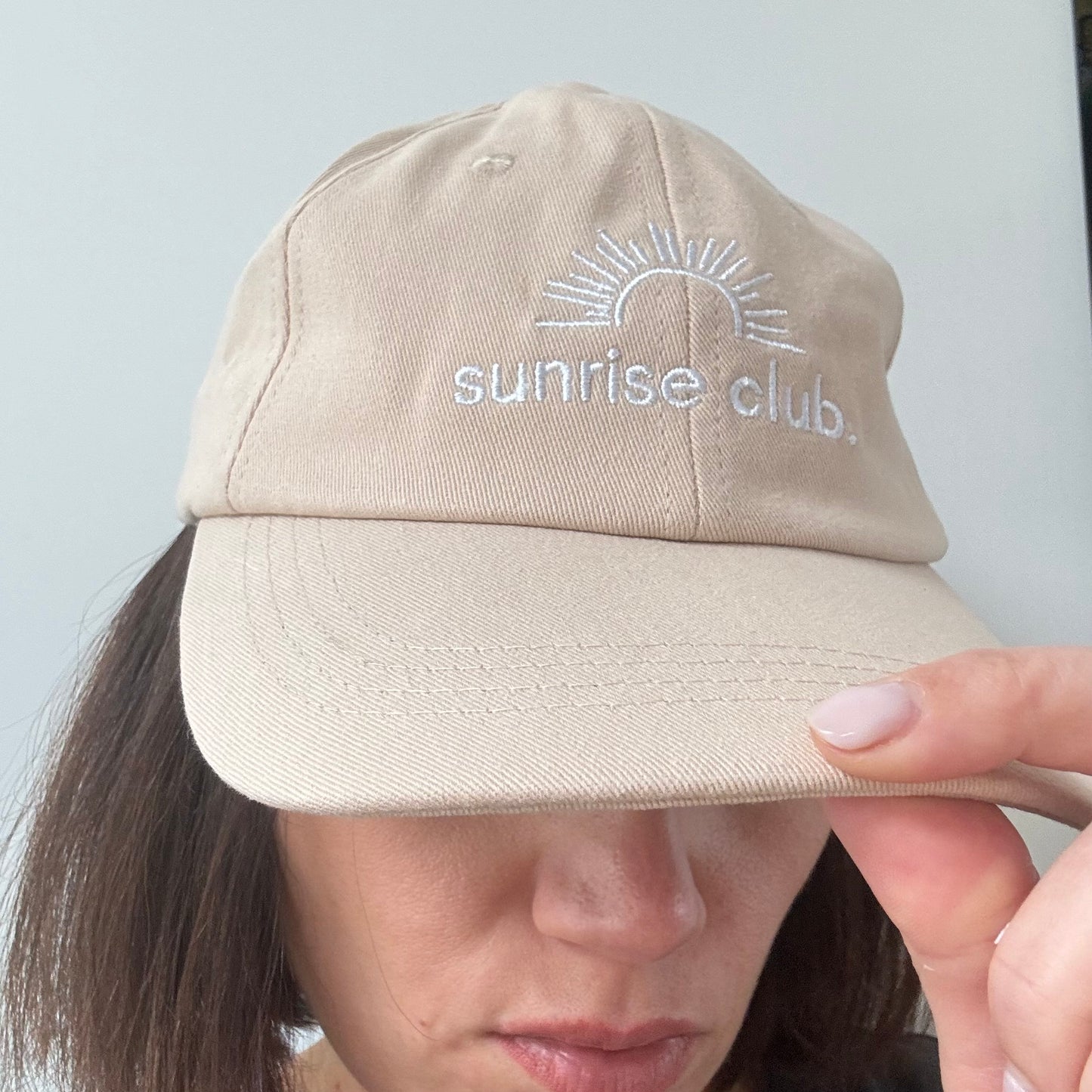 sunrise club cap | mama | oat