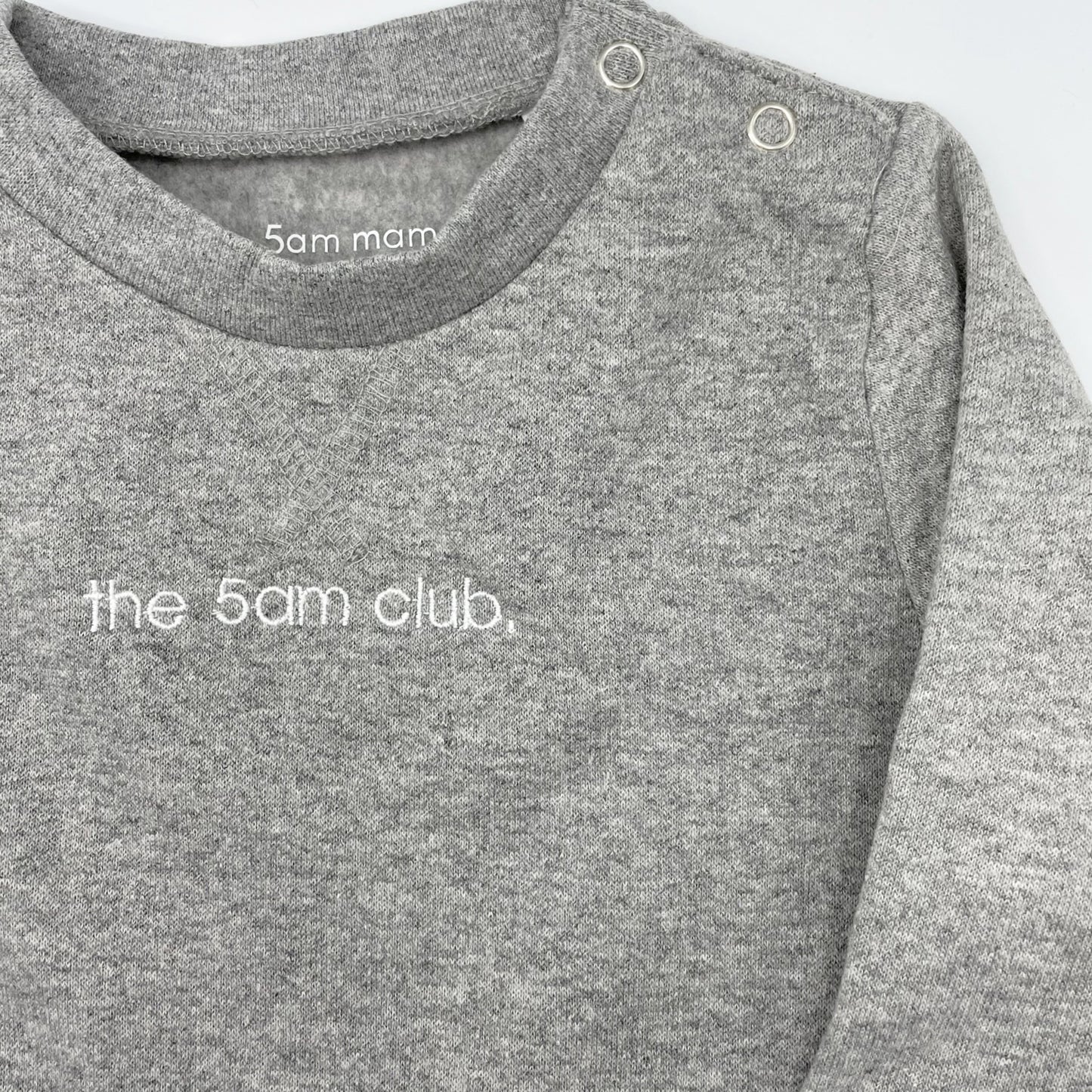 5am sweatshirt | kids | grey marl