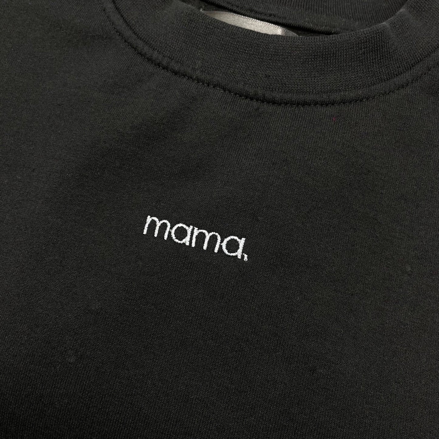 mama sweatshirt in black by the 5am mama