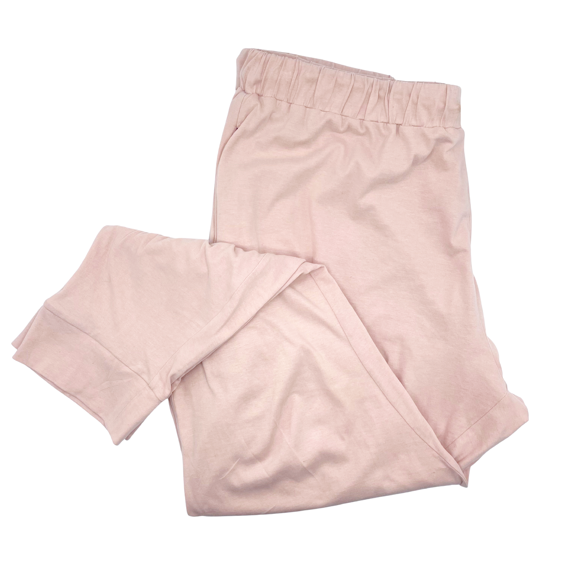 blush pink womens lounge jogger with pockets